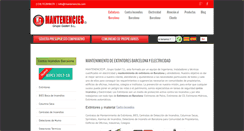 Desktop Screenshot of mantenencies.com